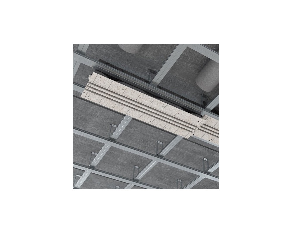 Difusor lineal plano empotrar aire acondicionado 3 ranuras 160mm Ergovent Lineo Pro Condi