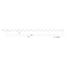 Chapa ondulada 18/76 acero galvanizado 3000x1000mm Silver Metallic RAL 9006