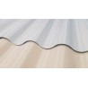 Chapa ondulada 18/76 acero galvanizado 3000x1000mm Silver Metallic RAL 9006