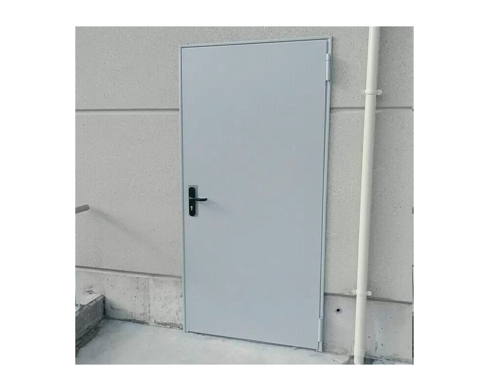Puerta cortafuegos EI2 120 con ojo de buey Ø250mm 1000x2035mm empujar izquierda Novoferm Basis