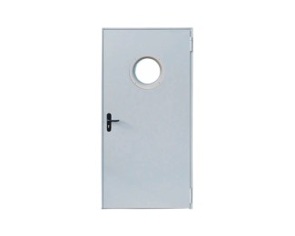 Puerta cortafuegos EI2 120 con ojo de buey Ø250mm 1000x2035mm empujar izquierda Novoferm Basis