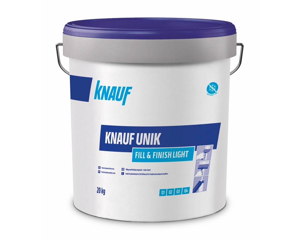 Pasta de Juntas Knauf Unik Fill & Finish Light 20 kg | Acabado Q4