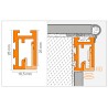 Set para iluminación de escaleras Schluter Lprotec-PB 15 S1 AEEB/150