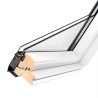 VELUX GGL FK06 66x118cm - Ventana giratoria blanca madera