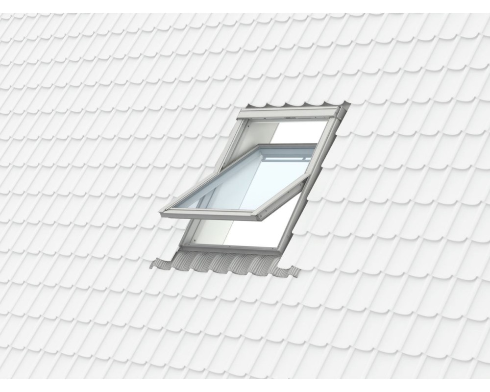 VELUX GGL PK08 94x140cm - Ventana giratoria blanca madera