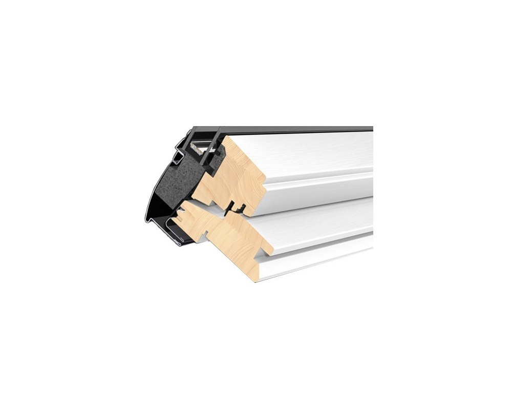 Ventana giratoria manual madera pintada blanco Velux GGL SK01 207021