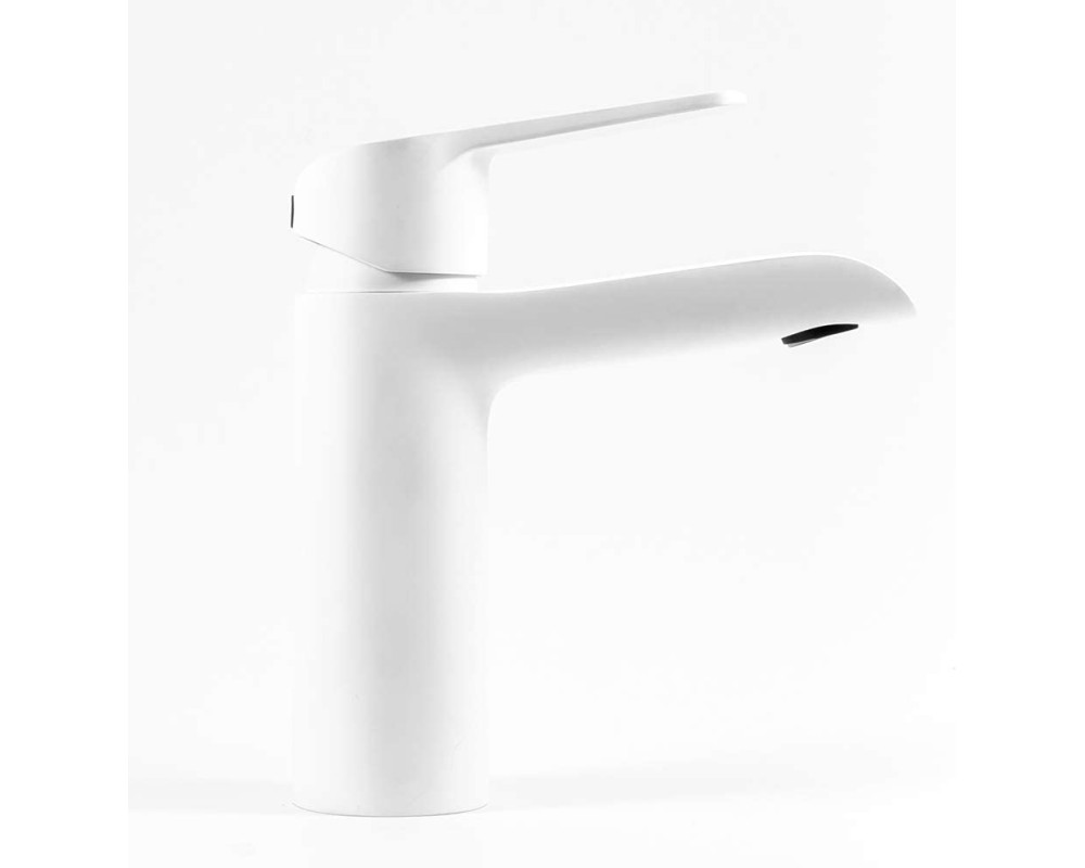 Grifo lavabo 100 blanco mate Clever Start Elegance 60712