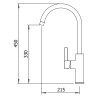Grifo fregadero negro mate Clever Alpina Round 61190