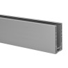 Perfil suelo Easy Glass Smart monaje superior aluminio 2,5m Q-railing 8210