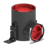 Boca de ventilación corta ComfoTube 90 Zehnder Plenum TVA-P 90