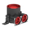 Boca de ventilación corta 2 conexiones ComfoTube 75 Zehnder Plenum TVA-P 2x75