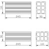 Ladrillo hueco doble 245x110x88