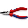 Alicate universal en puntal 145mm con mangos bicomponentes Knipex 08 22 145