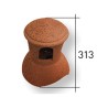 Chimenea La Escandella Q50 roja