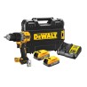 Taladro percutor XR 2x18V Powerstack 13mm 109Nm Dewalt DCD805E2T-QW