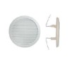 Rejilla de ventilación circular con muelle Ø140-200mm Suimco RV200RPL