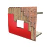 Lana de roca Rockwool Ventirock Duo 1350x600x180mm (paq. 2,43m²)