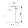 Grifo lavabo Clever Artic Xtreme 235