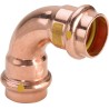 Codo prensado 90º cobre hembra-hembra Profipress G Viega 2616