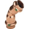 Codo prensado 45º cobre hembra-hembra Profipress Viega 2426