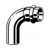 Codo prensado 90º cobre macho-hembra Profipress Viega 2416.1
