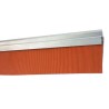 Remate contra paramento vertical plomo Solin 2000x200x1mm rojo