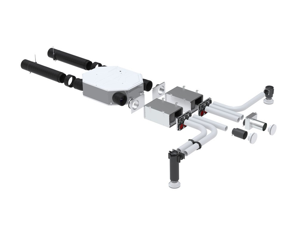 Sistema centralizado Zehnder ComfoAir Flex 350 HRV