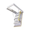 Escalera escamoteable metálica lacada 3 tramos EM-3 ISO 120x70cm