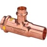 Pieza en T prensada cobre Profipress G Viega 2618.1