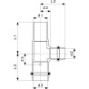 Pieza en T prensada cobre Profipress G Viega 2618.1