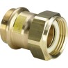 Racor de conexión prensado bronce Profipress G Viega 2666