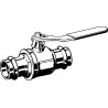 Válvula de bola bronce para gas Profipress G Viega 2670