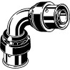 Codo 90º inoxidable Viega Smartpress 6716