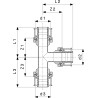 Pieza en T inoxidable Viega Smartpress 6718