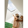 Cúpula exterior lisa de vidrio Velux ISU 2093