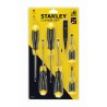 Juego de 6 destornilladores Cushion Grip: Plana, Phillips y Test de Voltaje Stanley 0-65-009