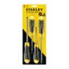 Juego de 4 destornilladores Cushion Grip: Plana y Phillips Stanley 0-65-013