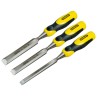Juego de formones Dynagrip 3 piezas 10-15-20mm Stanley 2-16-887