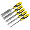 Juego de formones Dynagrip 5 piezas 6-12-18-25-32mm Stanley 2-16-885
