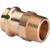 Pieza de empalme de bronce macho-hembra Sanpress Viega 2211