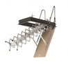 Escalera escamoteable de tijera galvanizada ZX-TECHO