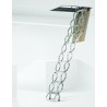 Escalera escamoteable de tijera galvanizada ZX-TECHO