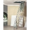 Escalera escamoteable de tijera galvanizada ZX-TECHO