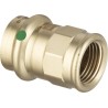 Pieza de empalme de bronce hembra-hembra Sanpress Viega 2212