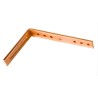Soporte angular corto de cobre para canalón 230x25x4mm