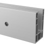 Perfil suelo Easy Glass Up montaje lateral aluminio 5m Q-railing 6620