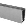 Perfil suelo Easy Glass Up montaje superior aluminio 5m Q-railing 6610