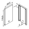 Tapón de acabado Easy Glass Smart montaje superior aluminio Q-railing 8212