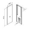 Tapón de acabado escaleras Easy Glass Smart montaje superior aluminio Q-railing 8213