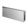 Perfil suelo Easy Glass Slim montaje superior aluminio 5m Q-railing 8010